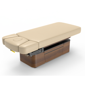 Lynn-Heaven Meubles de salon de luxe Zingana Placage Réglage électrique Visage Cosmétique Beauté Massage Lit SPA Table de traitement - Product Image 6