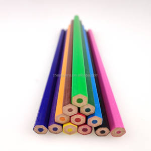12/18/24pcs <b>Colored</b> Set Round/hexagon/triangle Available Color <b>Pencil</b> - Product Image 5