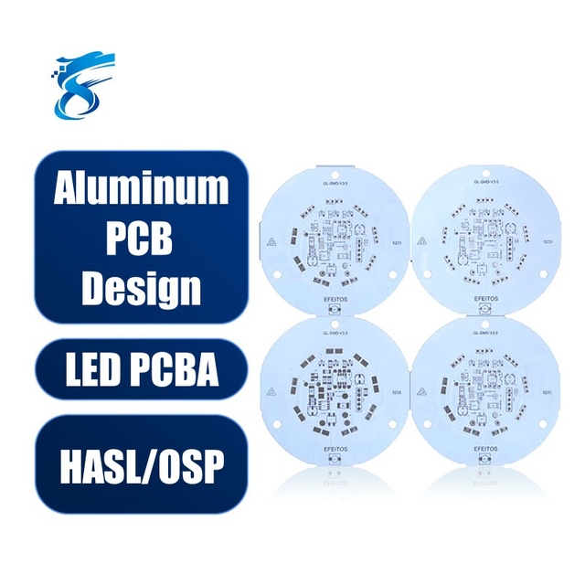 Aluminum PCB Board LED PCBA Manufacturer with HASL/Immersion Gold/OSP for Bulb Light Circuit
