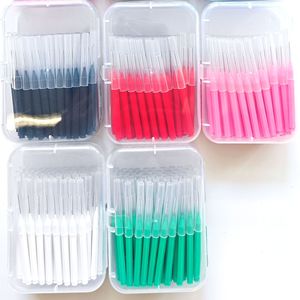Custom Package I-type <strong>Push</strong> <strong>Pull</strong> Interdental Brush 0.6-1.2mm Cleaning Between Teeth Oral Care Orthodontic I Shape Tooth Floss - Product Image 5