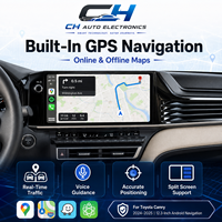 Système de navigation GPS pour Toyota Camry 2024, écran tactile HD 12,3 pouces, Android Auto sans fil, CarPlay, radio stéréo Bluetooth