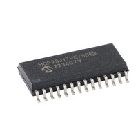 MCP23017T-E/SO - Extension d'interface I/O I2C 16 bits - 1,7 MHz - 16 GPIO - Interrupteur - 1,8 V-5,5 V - Interface SOIC28 - CI