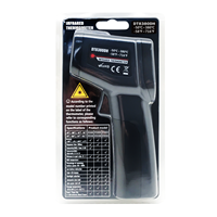 Termómetro Infrarrojo Industrial de Alta Temperatura (-50 - 380°C) con Láser IR Negro para Barbacoa, Horno, Parrilla y Superficies