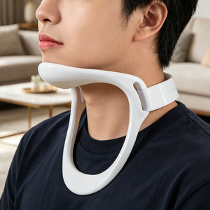 Neck Brace Cervical Support <b>White</b> Adjustable Neck Protector For Home Office Use Unisex - Product Image 3