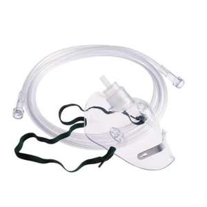 Tüp çocuk oksijen yüz maskeleri ile diğer tıbbi sarf malzemeleri taşınabilir cerrahi tek kullanımlık PVC oksijen maskesi - Product Image 4