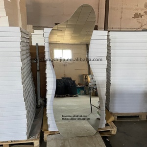 <span class=keywords><strong>Specchio</strong></span> da Parete Personalizzato a Tutta Altezza, Lungo, <span class=keywords><strong>Asimmetrico</strong></span>, per Camera da Letto, Senza Cornice, Irregolare - Product Image 4