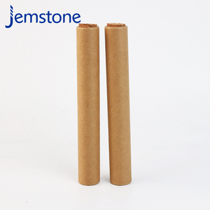 Tube en papier biodégradable recyclé 100% imprimé en couleur personnalisée avec couvercle Manipulation d'impression d'estampage de prototypage rapide - Product Image 1