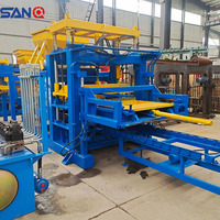 Machine à fabriquer des briques entièrement automatique, machine à mouler des blocs de béton, machine à fabriquer des blocs QT5-15 à vendre