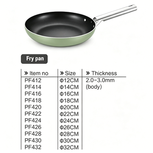 Ensemble de casseroles et poêles de cuisine de luxe de haute qualité, <span class=keywords><strong>en</strong></span> aluminium épais, avec revêtement antiadhésif <span class=keywords><strong>Tefal</strong></span>, pour cuisson à induction, wok vert - Product Image 5