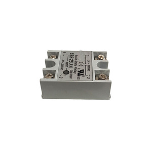 รีเลย์โซลิดสเตท SSR-25 AA แบบ AC 1 ช่องสัญญาณ แบบปกติเปิด สำหรับสัญญาณเฟสเดียว รองรับกระแสสูงสุด 2 แอมป์ รวมถึงรุ่น SSR-10 AA, 15 AA, 20 AA - Product Image 3