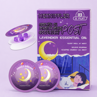 Patchs d'huiles essentielles pour le sommeil, parfum frais longue durée, à presser pour libérer le parfum, 18 patchs par boîte, vente en gros, OEM, marque privée