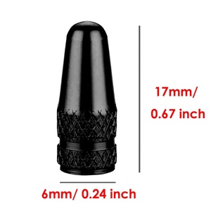 Bouchons de <span class=keywords><strong>valve</strong></span> <span class=keywords><strong>Presta</strong></span> pour vélo en alliage d'aluminium anodisé coloré, pour valves <span class=keywords><strong>Presta</strong></span>/françaises sans chambre à air - Product Image 3