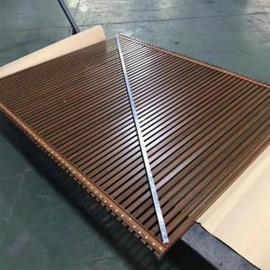 Tube En Aluminium De haute Qualité En Bois Profil Bon Look Métal Soleil Treillis Mur Écran de Façade - Product Image 4