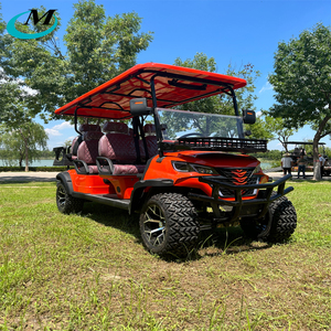 Turuncu kaplan 2 4 6 koltuklu elektrikli golf arabası s ucuz fiyatlar satılık buggy araba çin kulübü kaldırdı golf arabası - Product Image 2