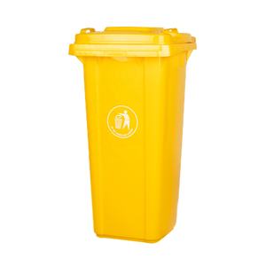 Pattumiera da cucina grande da 120 litri pattumiera in plastica con ruote e coperchi pattumiera verde - Product Image 4