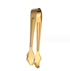 DFC0341 Stainless Steel Mini Sugar Tongs - Product Image 1