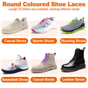 WEGOODZF sepatu bot atletik bulat tebal <span class=keywords><strong>4</strong></span> <span class=keywords><strong>mm</strong></span> <span class=keywords><strong>4</strong></span>/25 inci, tali sepatu Hiking untuk sepatu kets olahraga - Product Image 5