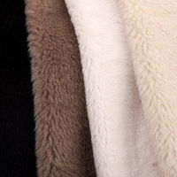 Tissu en fausse fourrure bouclée 100 % laine 900 g/m² pour manteau et veste d'hiver, prêt à expédier
