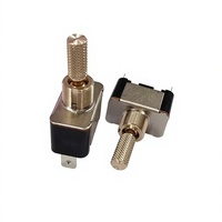 Interrupteur à bascule miniature SPST On-On 2 positions 3 broches MTS-103 Couleur bleue 10A 125V Équipement électrique de petite taille en métal