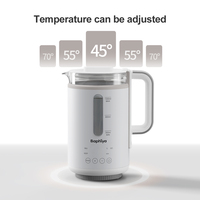 BAPHIYA électrique en acier inoxydable réglable température constante contrôle tactile fabricant d'aliments pour bébés chauffe-biberon chlore domestique