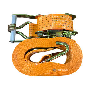 Cintas de Amarração de Alta Resistência OEM, 2 Polegadas, 50mm, Cordão de Poliéster para Carga, Embalagem para Exportação de Caminhões BS 5 Toneladas - Product Image 1