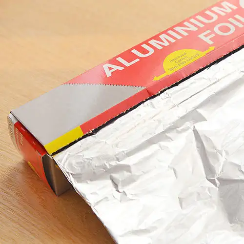 Guangzhou Custom 8011 Foil Wrapping Paper Rolls Aluminium Foil For Food Packaging Wrap