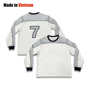 เสื้อฟุตบอลอเมริกันแขนยาวใส่ได้ทั้งชายและหญิงผ้าโพลีเอสเตอร์/ ผ้าฝ้ายระบายอากาศได้ดี - Product Image 6