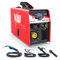 VECTORWELDING Poste à souder MIG200DB pour soudage CO2, MIG sans gaz, TIG Lift et MMA