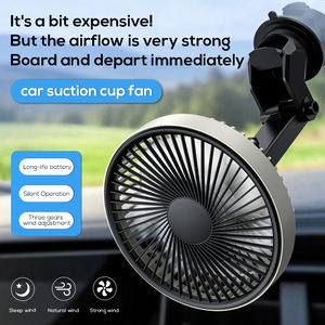 Ventilateur de voiture Pluska G13, dernier modèle, refroidissement par air, accessoire électronique pour voiture, avec ventouse puissante. - Product Image 2