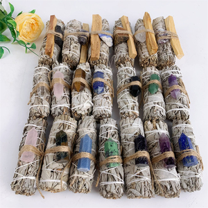 Wholesale Sage Natural Crystals Healing Stones Cedarwood Palo Santo High Quality Sage For Spiritual Products