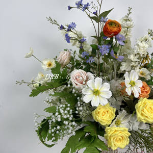Nueva Bola de Flores Artificiales de Seda 2024 para Centros de Mesa en Bodas, Día de la Madre y Decoraciones Navideñas, Tamaño 45cm - Product Image 5