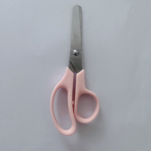 5-inch thép không gỉ nhựa xử lý Cai Trị kéo cho sinh viên nhỏ thủ công mỹ nghệ kéo an toàn với quy mô Kéo văn phòng - Product Image 3