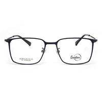 Monture de lunettes en alliage de titane rétro lunettes rondes myopie lunettes hommes femmes titane myopie lunettes montures