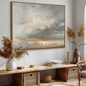 Peinture de nature morte originale, art mural moderne fait à la main, décoration intérieure, esthétique abstraite de luxe, toile acrylique texturée 3D - Product Image 3