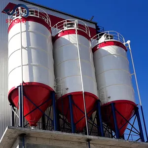 SDCAD Marca CE & ISO certificación construcción 600t fibra bunker cemento silo