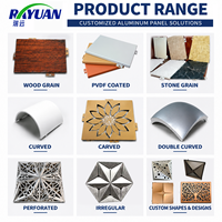 Lámina de Aluminio Anodizado Cepillado para Fachadas, Impermeable, Antirrayaduras, Revestimiento de Protección Contra Lluvia para Baños, Edificios Comerciales/Residenciales