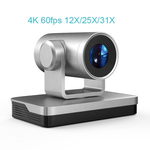 กล้อง PTZ ติดตามอัจฉริยะ AI ความละเอียด 4K 60 FPS ควบคุมด้วยท่าทาง รองรับ SDI NDI สำหรับคอมพิวเตอร์ตั้งโต๊ะ แล็ปท็อป ใช้สำหรับการประชุมทางวิดีโอ ห้องประชุม PTZ - Product Image 1