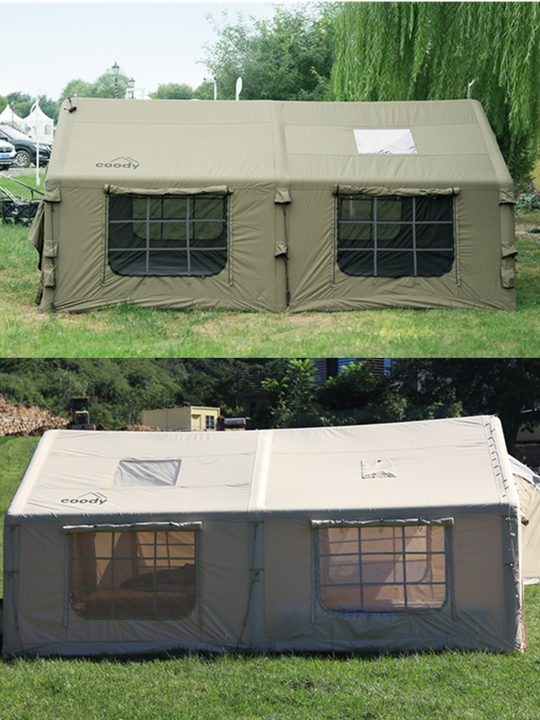 Popular Coody  Brand Camping Inflatable Tent for Outdoor Camping with Waterproof Fabric 17.2 Square Meters