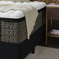 Échantillon gratuit de matelas Colchone Luxury Queen King Matelas 12 pouces 7 zones Matelas à mémoire de forme à ressorts ensachés en latex avec boîte