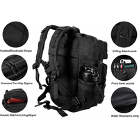 Sac à dos tactique de sport en plein air, imperméable, 45L, 900D, EDC, MOLLE, avec logo personnalisé, faible MOQ