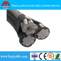Personnalisable ABC 10-240mm m² kabel Aerien AAC jalur atas kepala dengan standar IEC untuk pertanian tenaga surya & kisi pedesaan grosir OEM