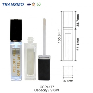 Envase Vacío para Maquillaje, Tubo de Brillo Labial Personalizado con Logotipo Privado, Tubos Cuadrados de 10 ml para Brillo Labial - Product Image 2