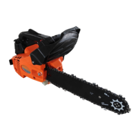 Tronçonneuse à essence robuste de 25,4 cm³, 12 pouces, 900 W de puissance, corps renforcé, graisseur automatique pour l'élagage du bois, des fermes et des zones résidentielles