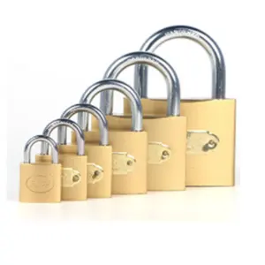 2022 Wholesale Cheap Price Heavy Duty 25MM 32MM 38MM Combination Key Locks Security Pad Lock Brass Padlock