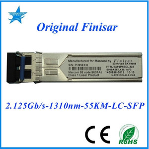 Finisar SFP Optical โมดูล1310nm ตัวรับส่งสัญญาณไฟเบอร์กิกะบิต2G 55กม. - Product Image 5