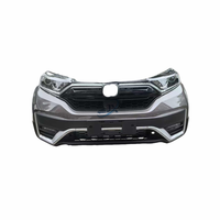 Conjunto de Parachoques Delantero Usado Completo con Parrilla, Faro y Sensor de Estacionamiento para CR-V 2017-2022, Piezas de Reparación de Carrocería para HONDA