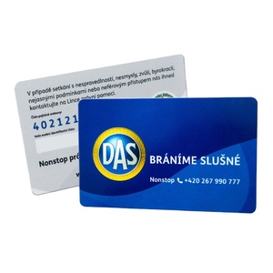 Carte de serrure de porte électronique RFID en plastique personnalisée 4k Byte AT88SC 0404C avec <span class=keywords><strong>puce</strong></span> de contact de qualité supérieure - Product Image 1
