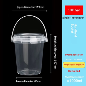Caja de Empaque de Gran Capacidad para Té con Leche, Resistente <span class=keywords><strong>a</strong></span> Altas y Bajas Temperaturas, para Polvo de Hielo, Hielo de Taro y Dumplings de Arroz - Product Image 6