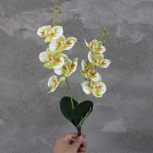 Bonsái Artificial de Phalaenopsis, Planta Pequeña en Maceta con Tacto Suave de Goma Hidratante para Decoración de Sala de Estar y Hoteles - Product Image 5
