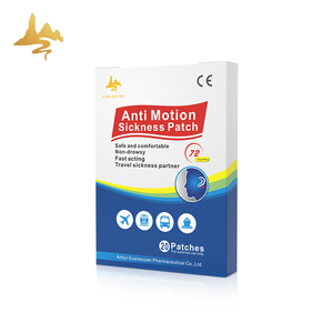 Patchs adhésifs transdermiques au gingembre à base de plantes naturelles Fourniture de soins de santé pour le soulagement des nausées et du mal des transports - Product Image 2